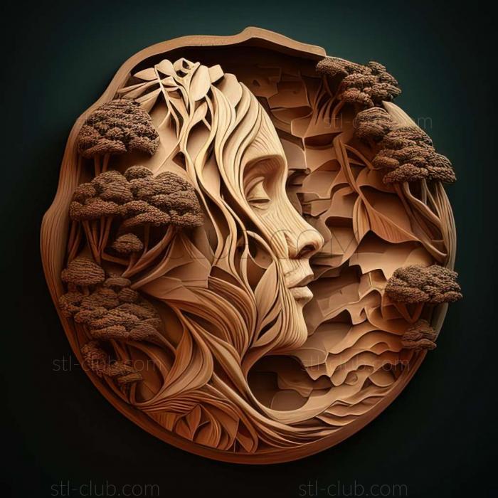 3D model Earth Art (STL)